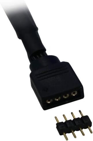 Alphacool Twin 5mm LED RGB 30cm - Sleeving Black (15361) in Saudi Arabia