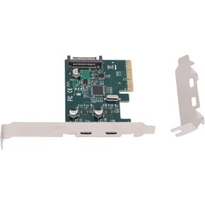 2 منفذ PCle إلى بطاقة توسيع USB، محول PCIe USB 3.2 Gen 2 بسرعة 10 جيجابت في الثانية لسطح المكتب، مع كابل الطاقة in Kuwait