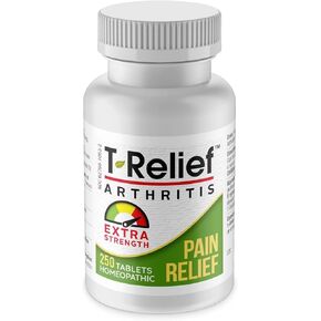 T-Relief Arthritis Arnica +12 دواء طبيعي للألم يساعد على تخفيف الألم وآلام تصلب المفاصل بشكل طبيعي للنساء والرجال - 100 قرص in Kuwait