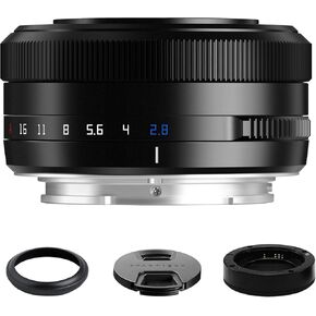 TTArtisan AF 27mm F2.8 Auto Focus Lens APS-C Camera Lens Compatible with for Sony E-Mount Mirrorless Cameras A5000 A5100 A6000 A6100 A6300 A6400 A6500 A6600 NEX-3 NEX-3N NEX-3R NEX-5T (Black) (White) in Kuwait