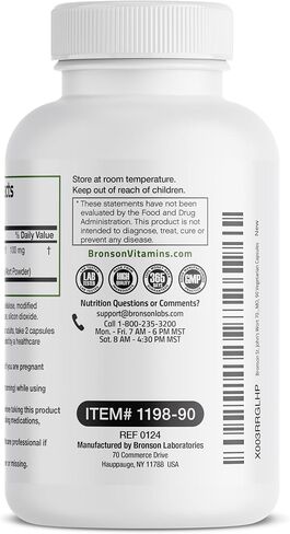 Bronson St. John's Wort 700 MG per Serving Hypericum Perforatum Supports a Positive Mood - Non-GMO, 90 Vegetarian Capsules in Saudi Arabia