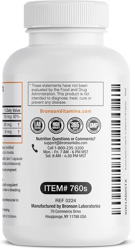 Vitamin K Triple Play (Vitamin K2 MK7 / Vitamin K2 MK4 / Vitamin K1) Full Spectrum Complex Vitamin K Supplement, 180 Capsules in Saudi Arabia