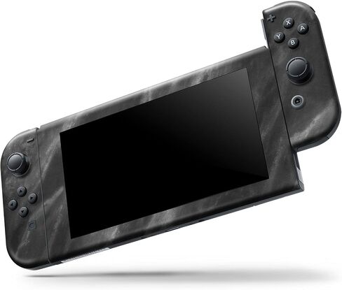 Design Skinz - Compatible with Nintendo Switch Dock Only - Skin Decal Protective Scratch-Resistant Removable Vinyl Wrap Cover - Black and Chalky White Marble in Saudi Arabia