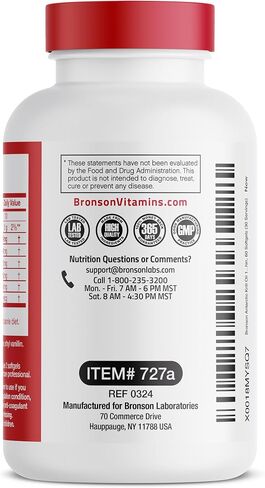 Bronson Antarctic Krill Oil 1000 mg with Omega-3s EPA, DHA, Astaxanthin and Phospholipids 120 Softgels in Saudi Arabia