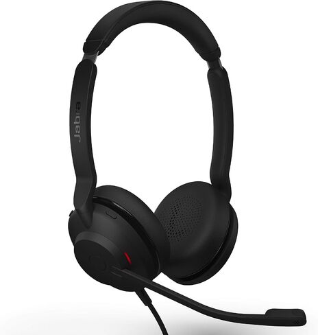 Jabra Evolve2 30 UC Wired Headset, USB-A, Stereo, Black – Lightweight, Portable Telephone Headset with 2 Built-in Microphones – Work Headset with Superior Audio and Reliable Comfort (Renewed) in Saudi Arabia