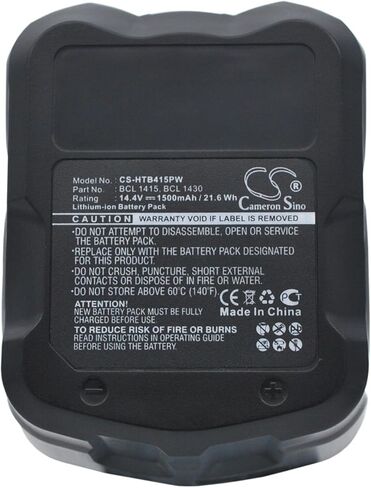 WOLWES Battery Replacement for Hitachi P/N: 327728, 327729, BCL 1415, BCL 1430, BCL1415, EBL 1430, DS 14DL, DS 14DMR, DS 14DV, DS 14DVA, DS 14DVB, DS 14DVB2 in Saudi Arabia