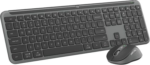 مجموعة لوحة مفاتيح لاسلكية وماوس ضوئي من لوجيتك MK955، أسود (920-012425) (متجدد) in Saudi Arabia