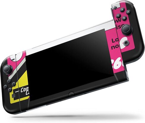 Design Skinz - متوافق مع وحدة تحكم Nintendo Switch OLED + Joy-Con - غطاء حماية من الفينيل قابل للإزالة ومقاوم للخدش - شريط كاسيت صوتي عتيق V2 in Saudi Arabia