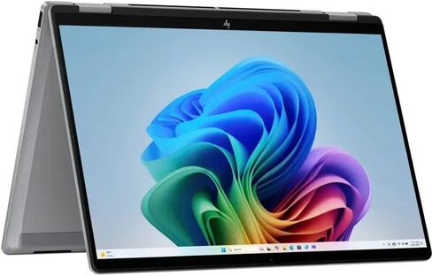 كمبيوتر محمول HP OmniBook X Flip 2 في 1 / شاشة لمس WUXGA مقاس 14 بوصة / 8 نوى AMD Ryzen AI 7 350 / رسومات AMD Radeon 860M / 24 جيجابايت LPDDR5 4 تيرابايت NVMe SSD/لوحة مفاتيح بإضاءة خلفية Wi-Fi 6E 5MP+كاميرا IR / Win11 Pro in Saudi Arabia