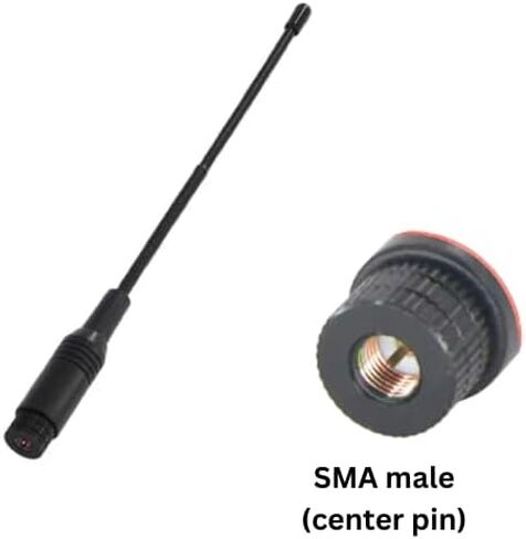 2.5 dBi SMA Male (Center pin) Soft Flexible Whip Antenna for T-Beam, T-Echo, Other LoRa Radio in Saudi Arabia