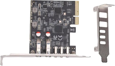 بطاقة توسيع بـ 5 منافذ USB، محول PCIe USB 3.2 Gen 2 بسرعة 10 جيجابت في الثانية لمحرك أقراص SSD المكتبي، ودعم OS X، وفتحات PCIe x4 in Kuwait