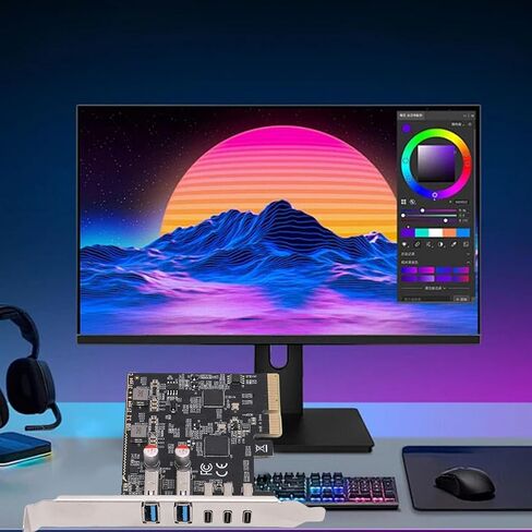 بطاقة توسيع بـ 5 منافذ USB، محول PCIe USB 3.2 Gen 2 بسرعة 10 جيجابت في الثانية لمحرك أقراص SSD المكتبي، ودعم OS X، وفتحات PCIe x4 in Kuwait