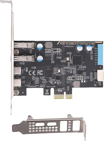 USB C PCIe Card with 10Gbps Bandwidth for Desktop PC, PCI Express Expansion Adapter, PCle to USB Expansion Card for, OS X in Saudi Arabia