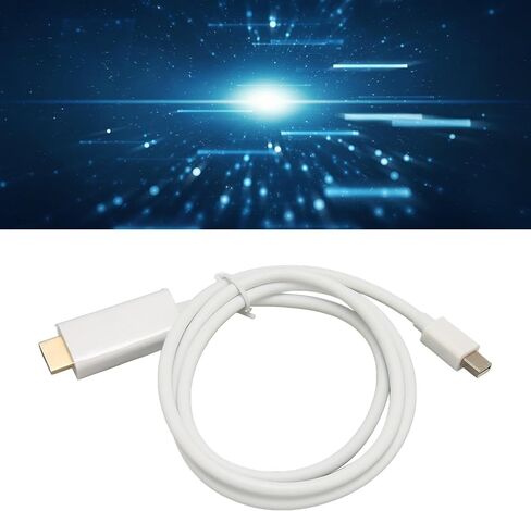 محول Mini DisplayPort ToAdapter، تصميم احترافي، التوصيل والتشغيل، خفيف الوزن ومحمول، لجهاز Pro، الشاشة، جهاز العرض - أبيض (#1) in Kuwait