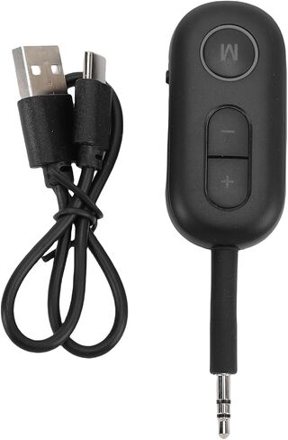 Yoidesu Bluetooth 5.4 Transmitter Receiver, Bluetooth Adapter for Car 10m Range Noise Cancellation HD Sound, Suitable for Cars, Speakers, Stereo Systems in Saudi Arabia