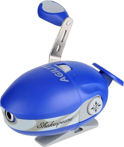 Shakespeare Agility Spincast Fishing Reel, Ultra-Ergonomic Design, Soft-Touch Handle Knobs, Pre-spooled with Stren Line in Saudi Arabia