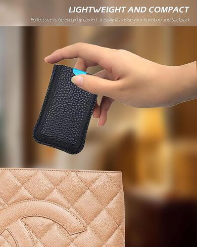 منظم حبوب الدواء للسفر من VOFOON مرتين في اليوم، حقيبة حبوب الدواء المحمولة من جلد البولي يوريثان للنساء/الرجال، صندوق حبوب الدواء 7 أيام صباحًا ومساءً مع حقيبة سفر منظم أدوية للفيتامينات ومكملات زيوت السمك (صغير) in Kuwait