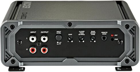 Kicker 46CXA8001 800W CX Series Mono Class D Subwoofer Amplifier + SoundBox SCAP2D 2.5F حزمة المكثفات الرقمية - 1 أوم ثابت، متغير 12 ديسيبل كروس، KickEQ Bass Boost، 2500 واط الذروة in Saudi Arabia