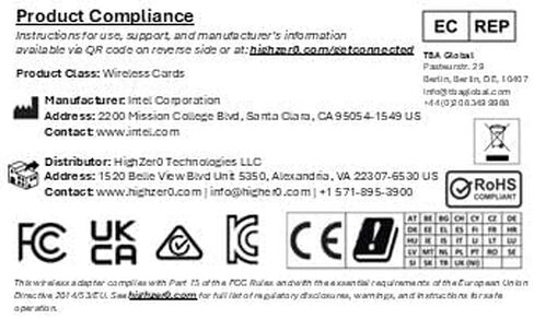 AX200NGW Wi-Fi 6 AX200 (Gig+) PCI-Express M.2 2230 802.11ax WLAN 2.4Gbps Bluetooth 5.2 WiFi Card TKNXX 0TKNXX CN-0TKNXX Compatible Replacement Spare Part for Intel Compatible and Laptop Systems in Saudi Arabia