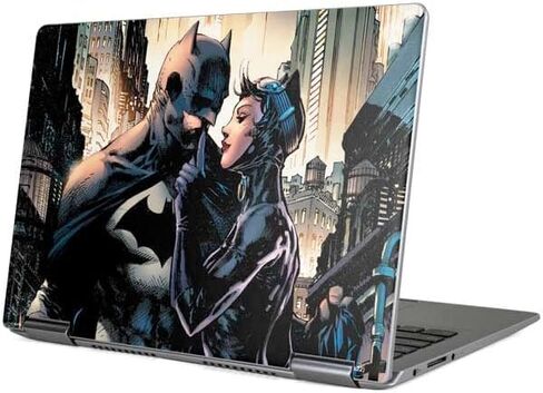 غلاف كمبيوتر محمول من Skinit متوافق مع Yoga 710 14in - تصميم Warner Bros Batman وCatwoman المرخص رسميًا in Saudi Arabia