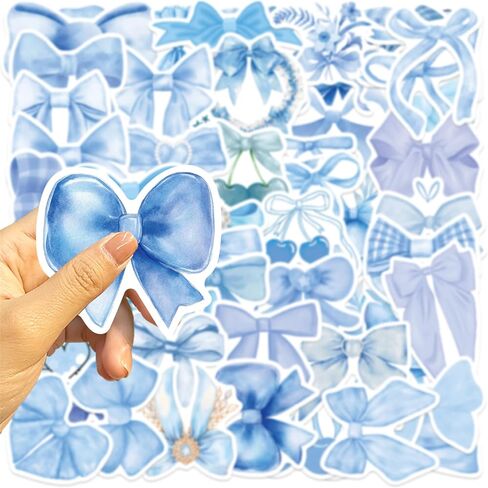 50PCS Blue Winter-Themed Stickers for Kids,Waterproof Vinyl Winter Stickers for Decorating Laptops, Water Bottles, Notebooks, Christmas Party Gifts for Kids Teens and Adults (Colourful-1) in Kuwait