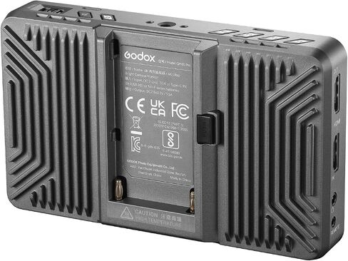 شاشة Godox GM6s Pro Kit2 تعمل باللمس 5.5 بوصة، شاشة لمس ميدانية للكاميرا 2000nit HD 1920x1080 IPS، سلسلة ألوان Rec.709، دعم LUT ثلاثي الأبعاد، مدخل/خارج HDMI 4K مع شاشة كاميرا منخفضة استهلاك الطاقة 10 وات in Saudi Arabia