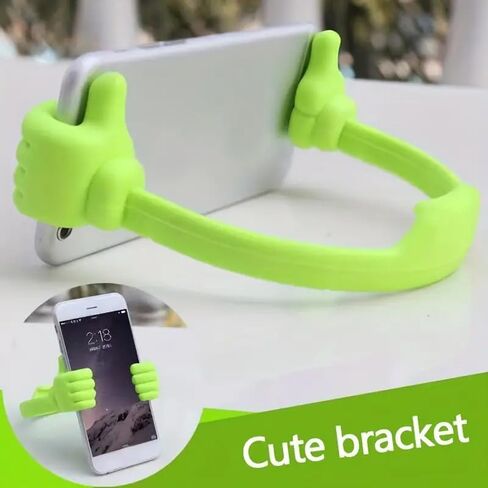 1pc Polychrome Universal Creative Phone Stand, Thumb Holder，Lazy Stand（Purple） in Saudi Arabia