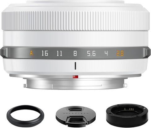 عدسة كاميرا TTArtisan AF 27 مم F2.8 بتركيز تلقائي APS-C متوافقة مع كاميرات Sony E-Mount عديمة المرآة A5000 A5100 A6000 A6100 A6300 A6400 A6500 A6600 NEX-3 NEX-3N NEX-3R NEX-5T (أسود) (أبيض) in Kuwait