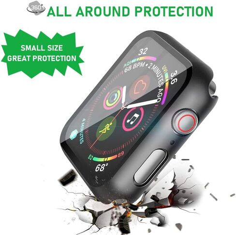 2-Pack Case Covers for Apple Watch – Full Coverage Protective Bumper Shells for Daily Wear, Workouts, and Travel – Durable Snap-On Watch Face Guards with Precise Cutouts and Scratch Resistance in Saudi Arabia