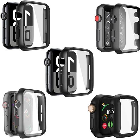 2-Pack Case Covers for Apple Watch – Full Coverage Protective Bumper Shells for Daily Wear, Workouts, and Travel – Durable Snap-On Watch Face Guards with Precise Cutouts and Scratch Resistance in Saudi Arabia
