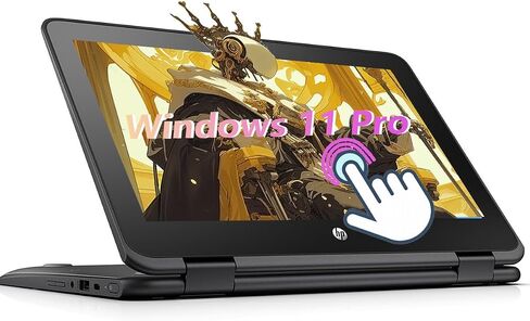 HP ProBook x360 11 G6 EE 2 in 1 Laptop, Windows 11 Pro, Touchscreen Business Notebook, Core i5-10210Y, 8 GB RAM, 256 GB SSD, Wi-Fi, Bluetooth (Renewed) in Saudi Arabia