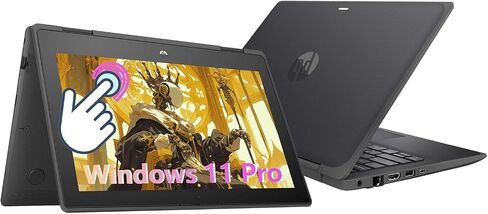 HP ProBook x360 11 G6 EE 2 in 1 Laptop, Windows 11 Pro, Touchscreen Business Notebook, Core i5-10210Y, 8 GB RAM, 256 GB SSD, Wi-Fi, Bluetooth (Renewed) in Saudi Arabia