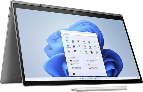 كمبيوتر محمول HP Envy x360 2 في 1، Intel 10-Core i7-1355U، شاشة لمس 15.6 بوصة FHD IPS، رسومات Iris Xe، 32 جيجابايت DDR4 4 تيرابايت SSD، لوحة مفاتيح بإضاءة خلفية، Thunderbolt 4، قلم ستايلس، HDMI 2.1، Wi-Fi 6E، Win10 Pro in Saudi Arabia