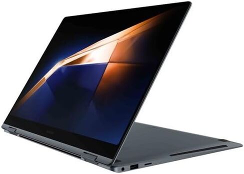 Samsung Galaxy Book4 Pro 360 كمبيوتر محمول 2 في 1 15.6 بوصة 120 هرتز 2.8K شاشة لمس Intel 16-Core Ultra 7 155H 16GB LPDDR5 4TB SSD Thunderbolt 4 WiFi 6E لوحة مفاتيح بإضاءة خلفية بصمة 1080p FHD كاميرا Win11 Home in Saudi Arabia