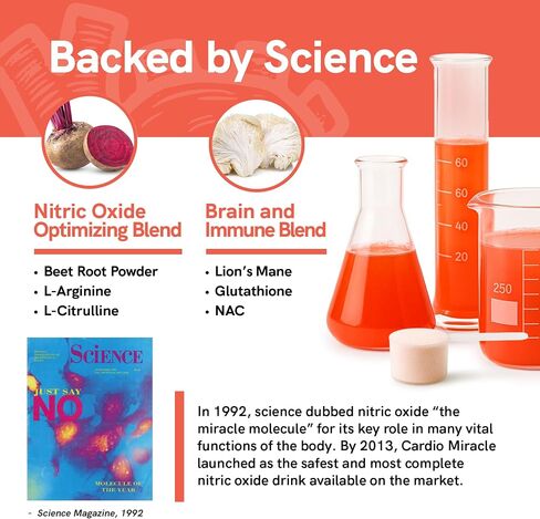 The Complete Nitric Oxide Solution - Nutritional Heart Healthy L-Arginine and Organic Beetroot Drink Mix, 30 Serving Pouch in Saudi Arabia