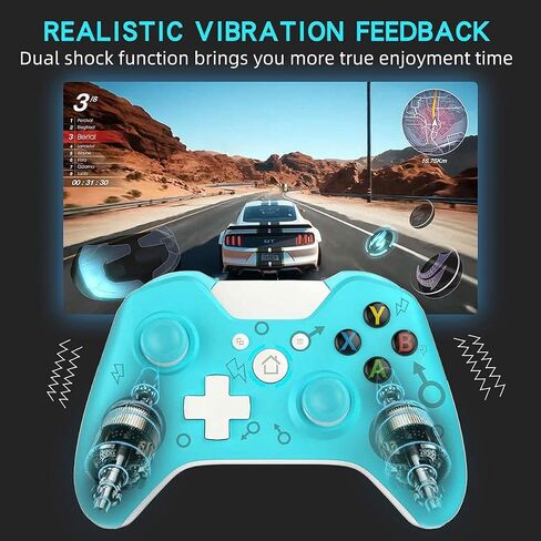 HanSY Wireless Controller for Xbox One, Series X/S, PS3, PC; 2.4GHz Wireless, No Headphone Jack in Saudi Arabia