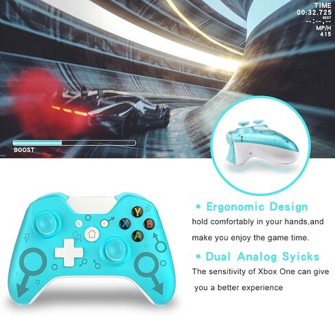 HanSY Wireless Controller for Xbox One, Series X/S, PS3, PC; 2.4GHz Wireless, No Headphone Jack in Saudi Arabia