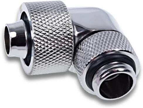 تركيب ضغط Alphacool Eiszapfen 16/10 مم، دوار 90 درجة، كروم، 4 عبوات in Saudi Arabia