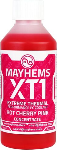 Mayhems - مبرد الكمبيوتر المركز XT1 - سائل تبريد مياه الكمبيوتر - تبريد سائل، سلسلة الأداء الحراري، 250 مل، برتقالي غروب الشمس النيون in Kuwait