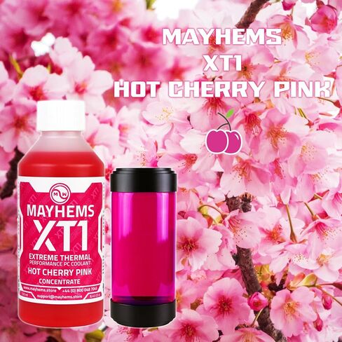 Mayhems - مبرد الكمبيوتر المركز XT1 - سائل تبريد مياه الكمبيوتر - تبريد سائل، سلسلة الأداء الحراري، 250 مل، برتقالي غروب الشمس النيون in Kuwait