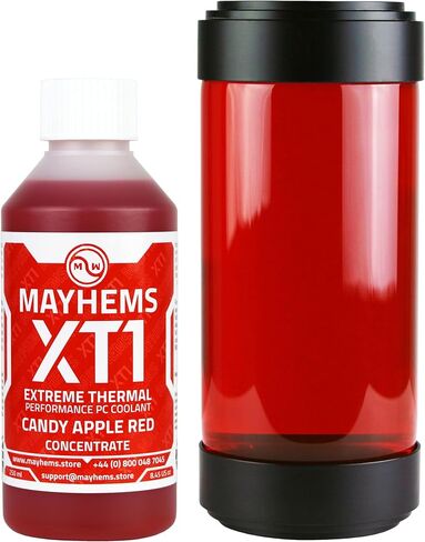 Mayhems - XT1 Concentrate PC Coolant - Computer Water Cooling Fluid - Liquid Cooling, Thermal Performance Series, 250 ml, Neon Sunset Orange in Saudi Arabia