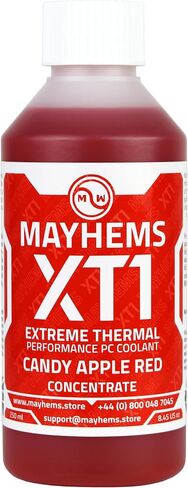 Mayhems - XT1 Concentrate PC Coolant - Computer Water Cooling Fluid - Liquid Cooling, Thermal Performance Series, 250 ml, Neon Sunset Orange in Saudi Arabia