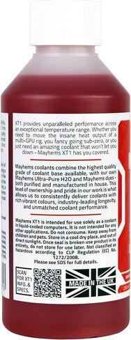 Mayhems - XT1 Concentrate PC Coolant - Computer Water Cooling Fluid - Liquid Cooling, Thermal Performance Series, 250 ml, Neon Sunset Orange in Saudi Arabia