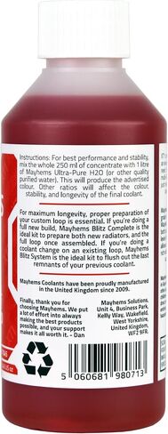 Mayhems - XT1 Concentrate PC Coolant - Computer Water Cooling Fluid - Liquid Cooling, Thermal Performance Series, 250 ml, Neon Sunset Orange in Saudi Arabia