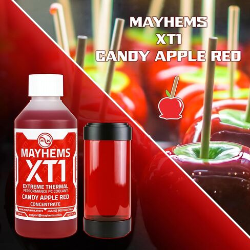 Mayhems - XT1 Concentrate PC Coolant - Computer Water Cooling Fluid - Liquid Cooling, Thermal Performance Series, 250 ml, Neon Sunset Orange in Saudi Arabia