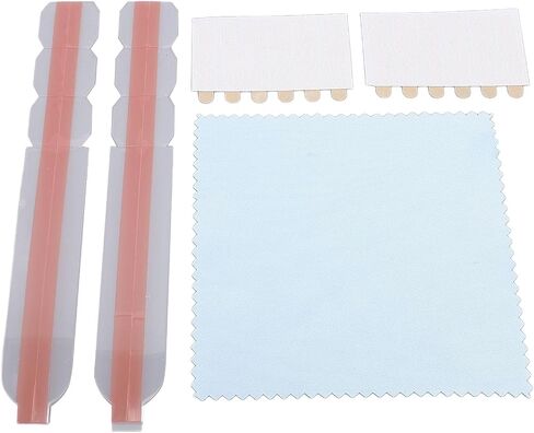 5 Set Privacy Filter Adhesive Strips, Plastic Slide Mount Holder Tabs for Laptop Monitor Privacy Screens, Secure Attachment Universal Compatibility Ultra Thin Transparent in Kuwait