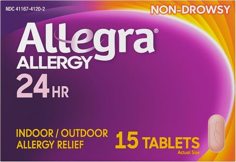 أقراص أليجرا للحساسية 24 ساعة - 180 ملجم - 45 قرصًا in Kuwait