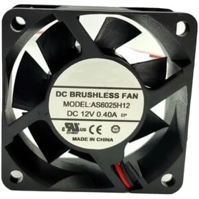 AS6025H12 DC 12V 0.40A 60x60x25mm 2-Wire Cooling Fan in Kuwait