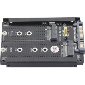 محول CHICIRIS M.2 إلى حاوية 2.5، يدعم 1x2230/2242/2260 و1x2230/2242/2260/2280 SSD، سرعات تصل إلى 6 جيجابت في الثانية، مثالي لأجهزة الكمبيوتر المكتبية in Kuwait