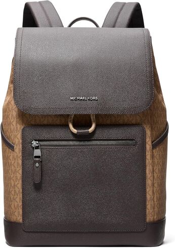Michael Kors Hudson Travel Rucksack, Light Gunmetal Hardware/Husk Signature in Saudi Arabia